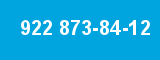 922 873-84-12
